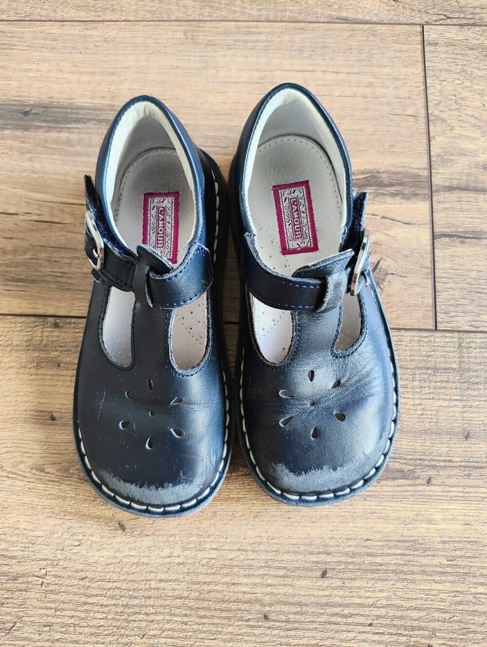 L'Amour Black Girls T-Strap Shoes